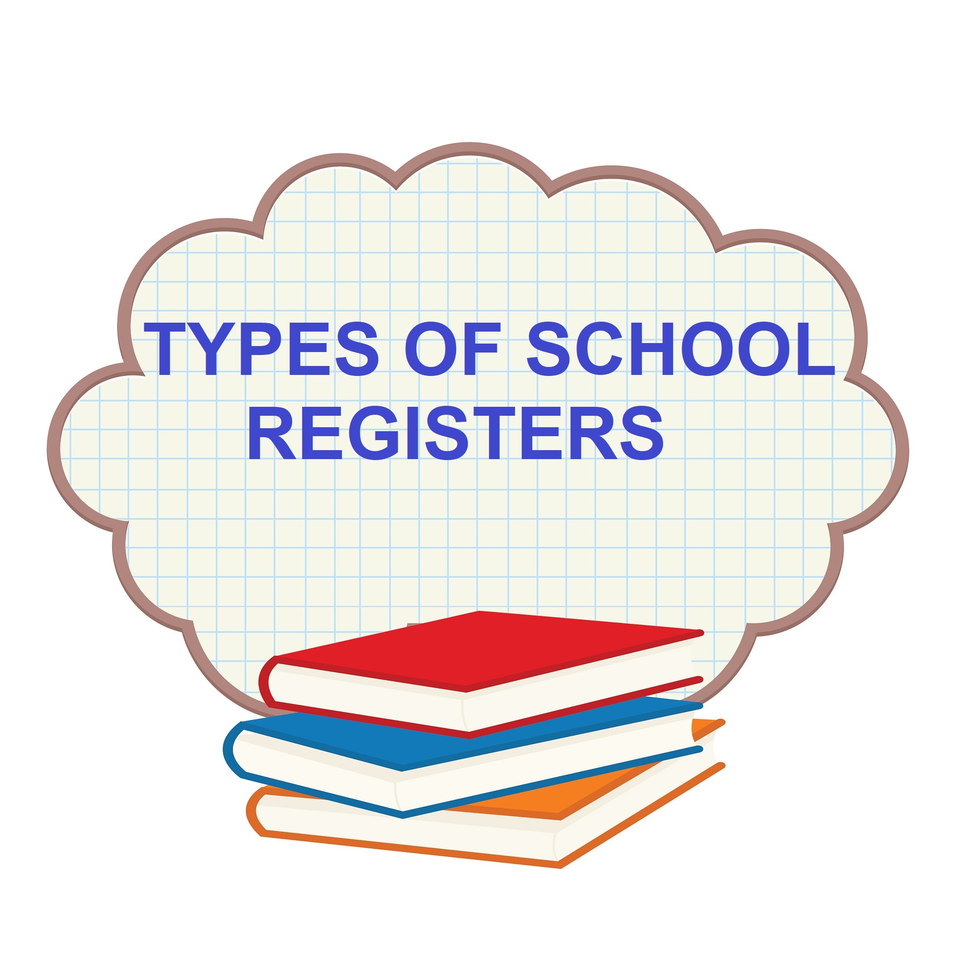 DIFFERENT TYPES OF REGISTERS USED IN SCHOOLs INFO HUB INN 