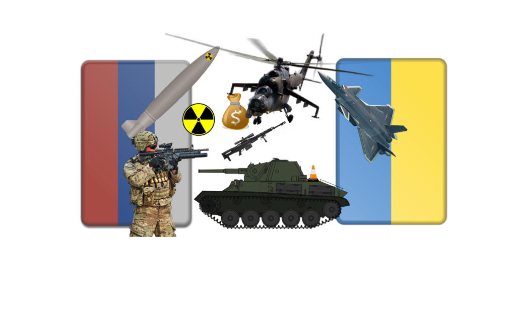 Russia Ukraine weapon comparison