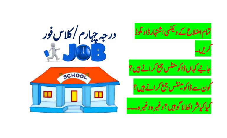 CLASS IV JOBS DETAIL PUNJAB