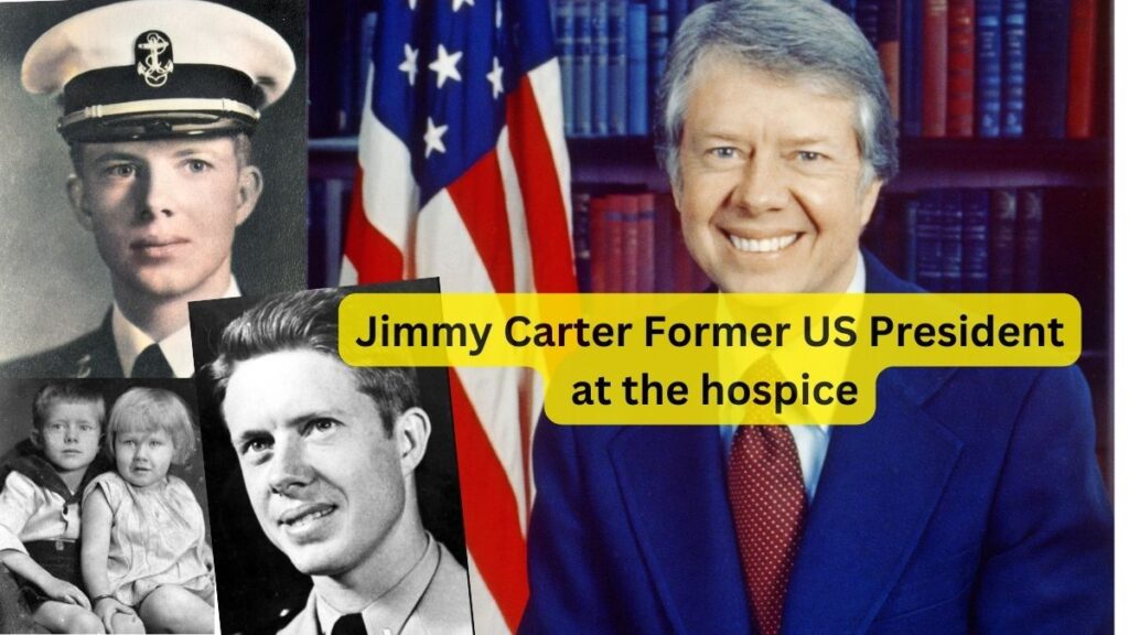 Jimmy Carter Former US President at the hospice