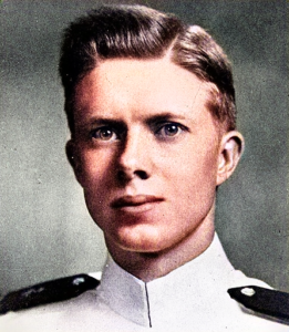 Jimmy Carter in navy suit