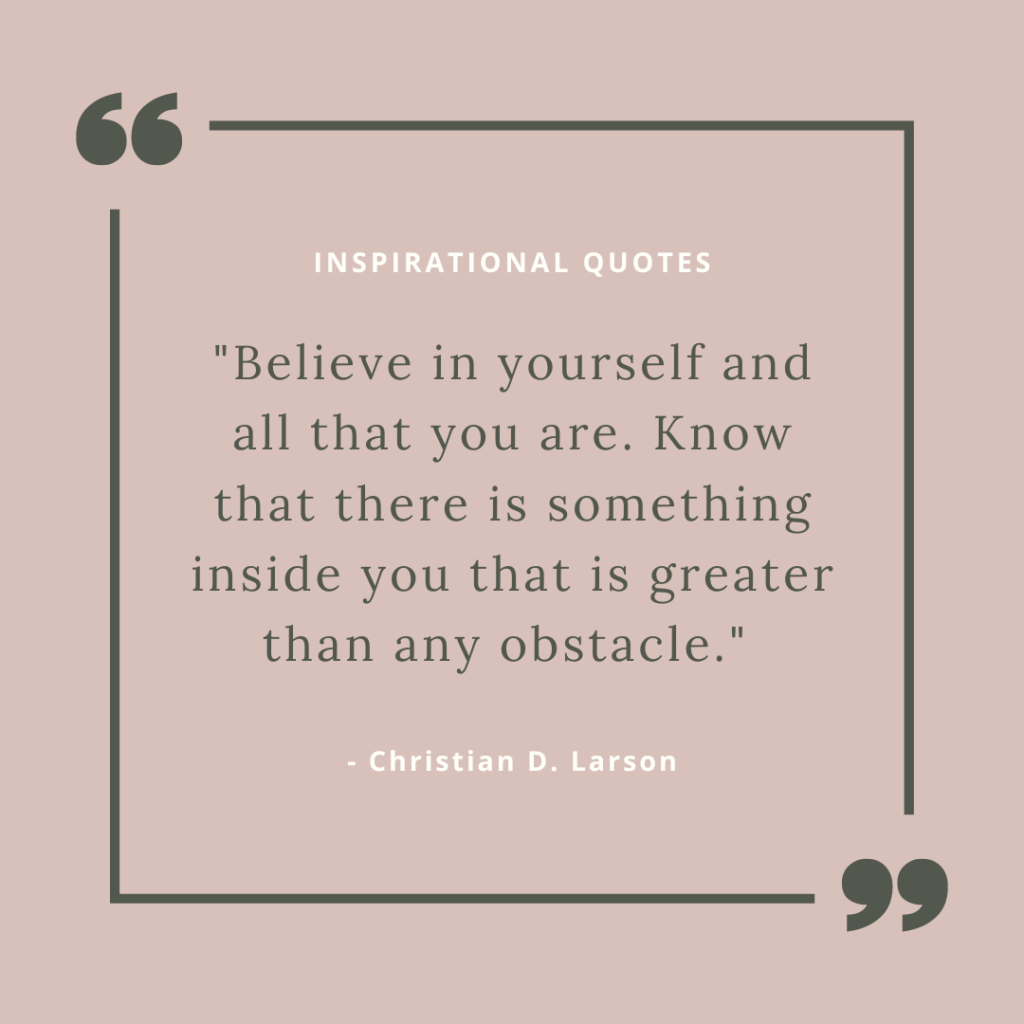 Inspirational quote by - Christian D. Larson