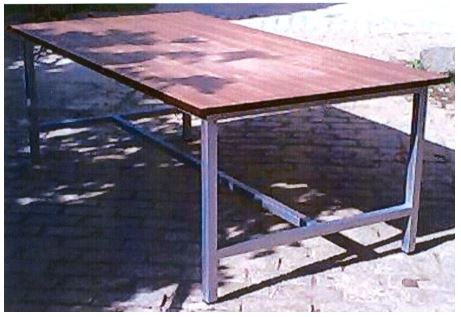 STAFF ROOM TABLE (Lamination Top/Metal Structure) 