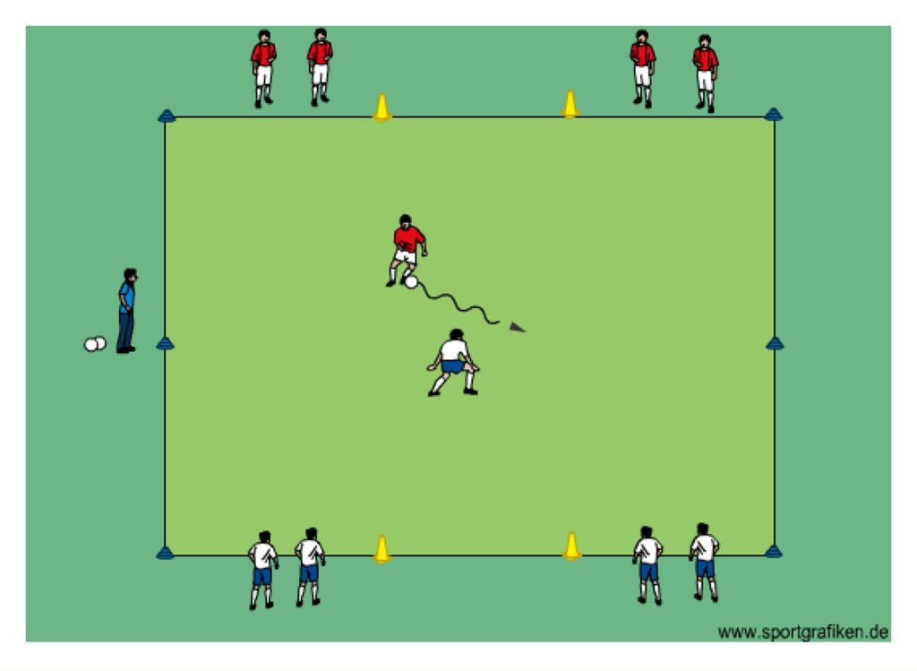 Duck Tails Soccer Drills for kids