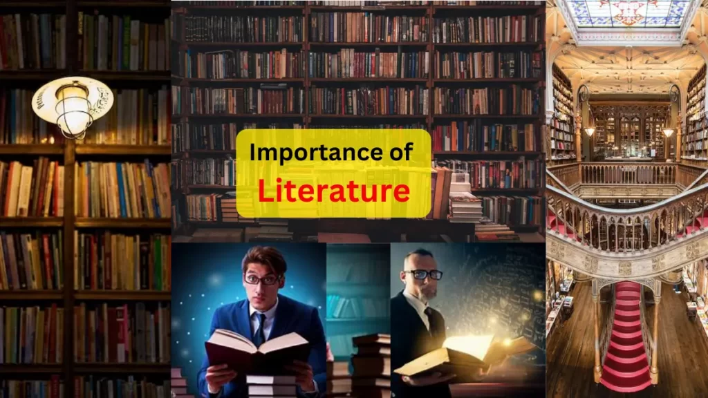 kindly make AI image regarding "Importance of Literature"
