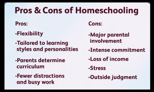 Pros and Cons of Homeschooling