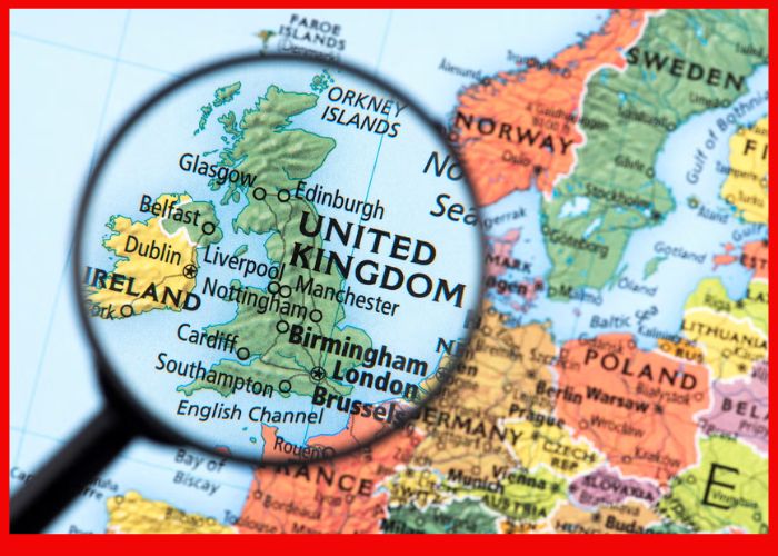 The Ireland-UK Border (excluding Northern Ireland)