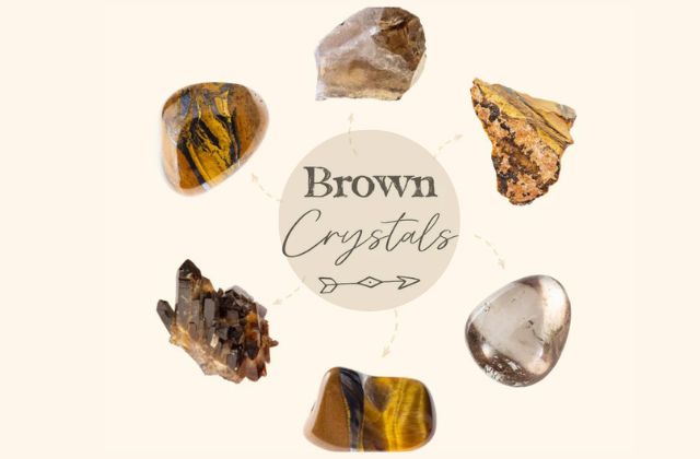 brown crystal