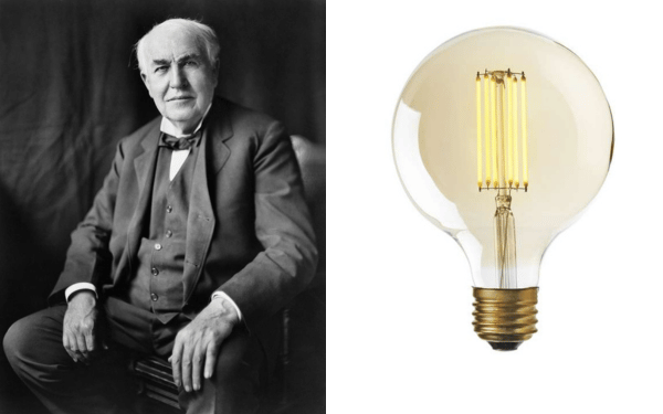 Thomas Edison's bulb invention