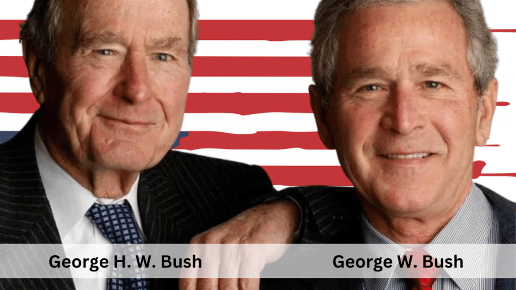 George H. W. Bush and George W. Bush