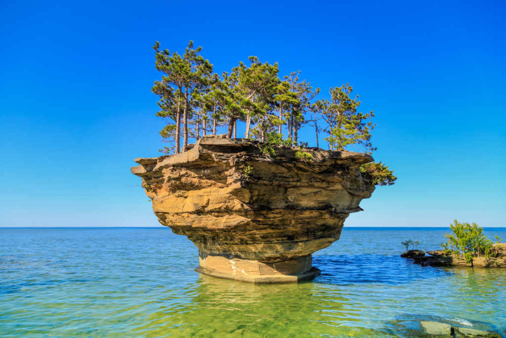 Turnip Rock  Michigan